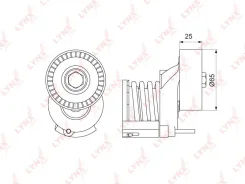 ����� �������� ���������� ����� LYNXauto PT3105 PT3105 ����