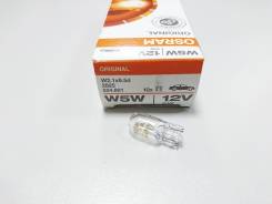 ЛАМПА ГАБАРИТОВ / ПОДСВЕТКИ НОМЕРНОГО ЗНАКА БЕСЦОКОЛЬНАЯ W5W 12V W2,1x9,5d OSRAM 2825