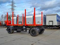 Дизель-ТС. Прицеп лесовоз/сортиментовоз Дизель-С 600220 новый, 11 500 кг.