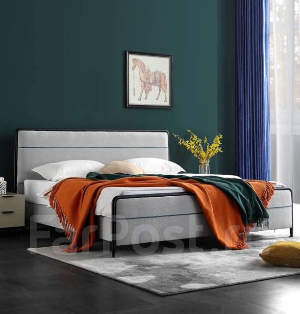 Двуспальная кровать в современном стиле, новый, под заказ. Цена: 40 200 ...
