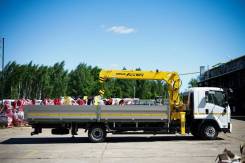 Soosan SCS513. КМУ Isuzu FSR34UL-PCUN (Евро-5) + КМУ Std, борт алюминий