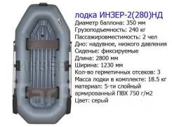 Инзер 2. 2019 год год, длина 2,80 м., двигатель без двигателя