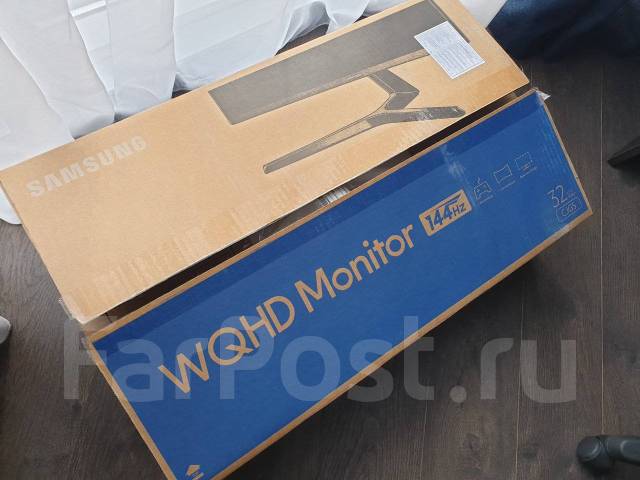 Новый изогнутый 2K 144Hz 31.5" монитор Samsung C32JG50QQI, 32", VA ...