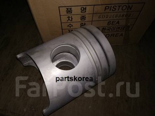 Поршень ДВС Hyundai D6AC, D6AB,6D22, D=130, форкам=80мм 2341183803 RPR ...
