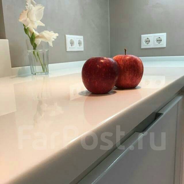 Столешница из акрилового и кварцевого камня - Мебель в Хабаровске