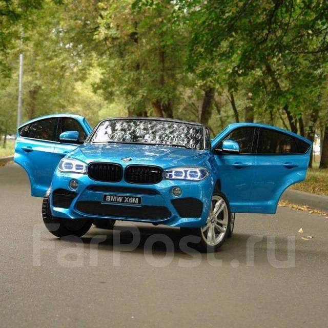 Детский электромобиль BMW x6m двухместный