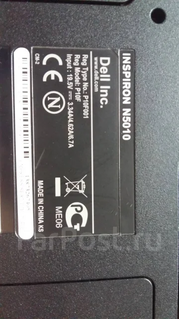 Dell Inspiron N5010. 15.6", 2,4����, ��� 4 ��, ���� 500���, WiFi: 1, Bluetooth: 1, ����������� �� 1��. ����