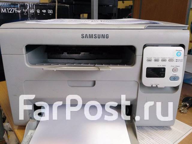 Лазерный МФУ samsung SCX-3400, б/у, в наличии. Цена: 12 000₽ во ...