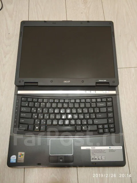 Acer Extensa 5220. 15.4", 2,1����, ��� 2048 ��, WiFi: 1 ����