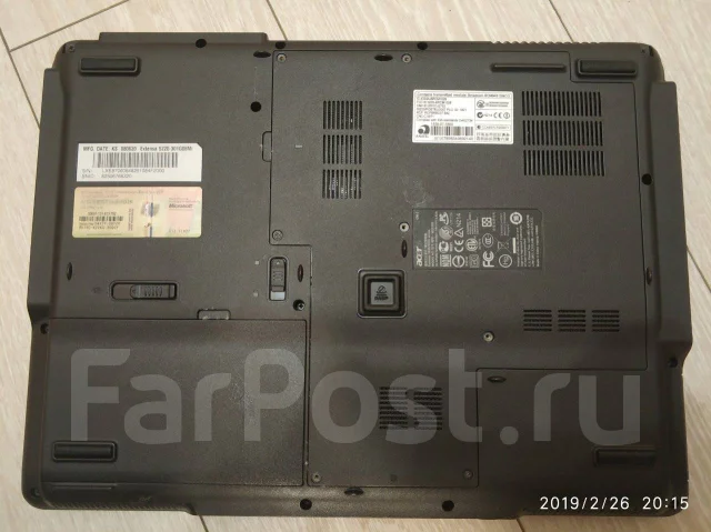 Acer Extensa 5220. 15.4", 2,1����, ��� 2048 ��, WiFi: 1 ����