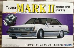 Cборная модель Toyota Mark II GX71 Twin Turbo. +Подарок! во Владивостоке Модели автомобилей.