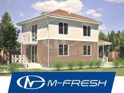 M-fresh Serenada (Проект каменного двухэтажного дома с террасой! ) в Корсакове M-fresh Serenada (Проект каменного двухэтажного дома с террасой! ). 100-200 кв. м., 2 этажа, 4 комнаты, бетон