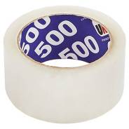 Скотч 48мм*132м*43 мкм Unibob (прозрачный) во Владивостоке Ленты клейкие.