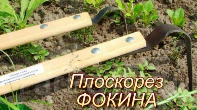 Плоскорез фокина описание и фото