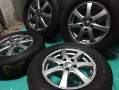 Шикарные Enkei Rivazza + 215/65R16 Б/П по РФ отл. сост! из Японии. 6.5x16" 5x114.30 ET38 ЦО 73,1 мм.