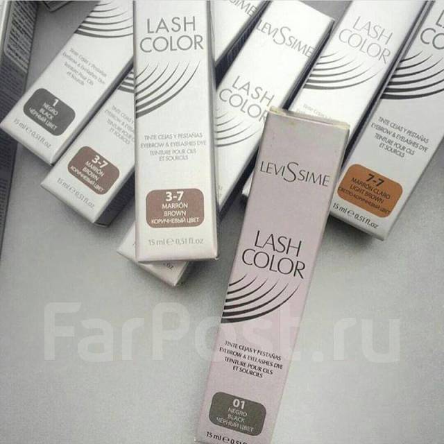 Краска для бровей lash color состав