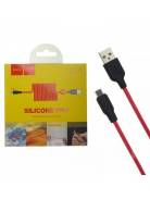 USB кабель Hoco X21 Silicone Micro-usb (1m) ТЦ КП/компания Донат в Петропавловске-Камчатском Кабели.