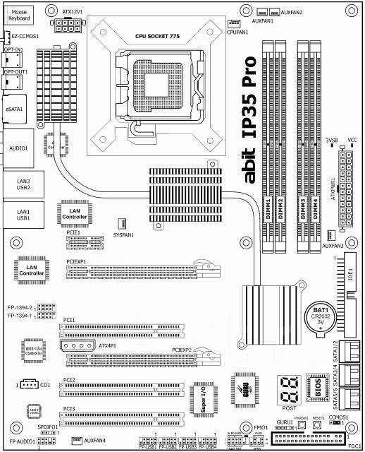 P5gc mx 1333 схема подключения