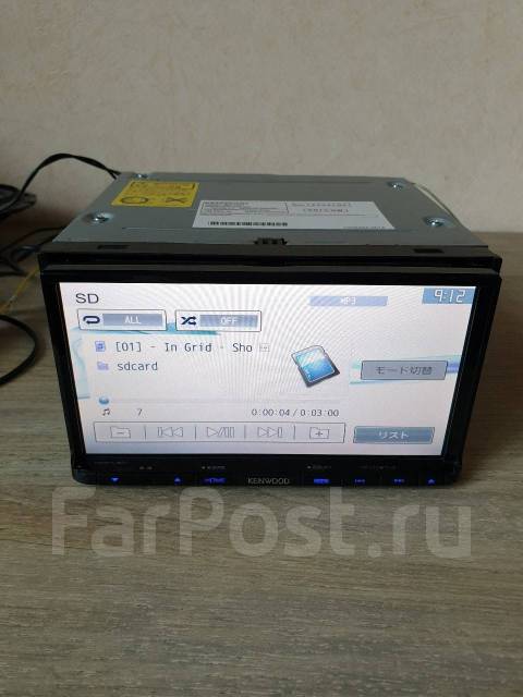 Свежий Kenwood mdv l401 2014г. DVD CD SD USB iPOD, 2 DIN — 178x100