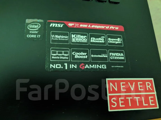 MSI GP72 6QF Leopard Pro. 17.3", 3,5����, ��� 8 ��, ���� 1 000���, WiFi: 1, Bluetooth: 1, ����������� �� 4��. ����