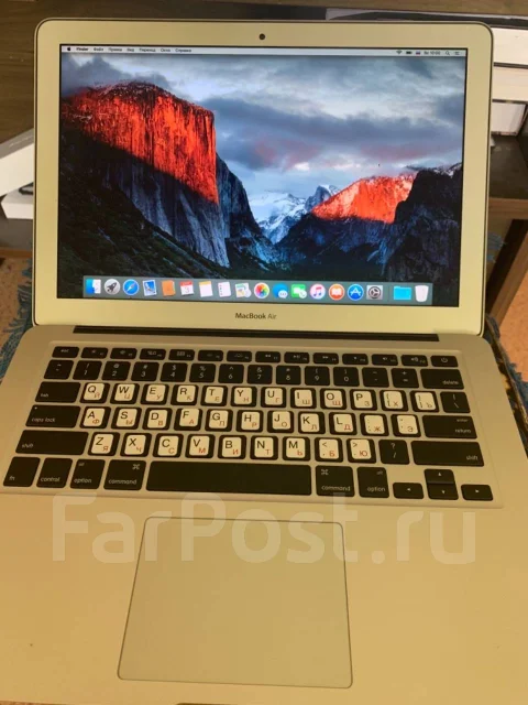 Apple MacBook Air 13 2015 Early. 13.3", ��� 8 ��, ���� 256���, WiFi: 1, Bluetooth: 1, ����������� �� 12��. ����
