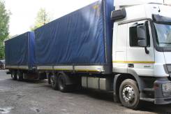 Mercedes-Benz Actros. Мерседес Актрос 2541 2011г Автомат 6х2 Тент-штора Тандем Автопоезд, 11 950 куб. см., 20 000 кг., 6x2