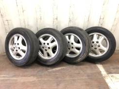 Диски R15 5x114.3 б. у + шины 195/65 R15 б. у. 6.0x15" 5x114.30 ET45 ЦО 73,1 мм.