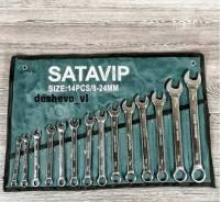 Набор рожковых ключей Satavip 14,11,9 предметов во Владивостоке Ключи рожковые.
