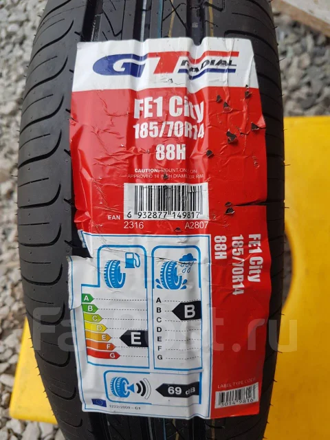 GT Radial FE1 City. ������, 2018 ���, �/�, ����� 100 % ����