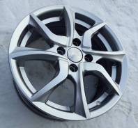 Новые литые диски Skad Тулон на Kia Rio, Hyundai Solaris R15 в Уфе Скад Тулон. 6.0x15", 4x100.00, ET48, ЦО 54,1 мм.