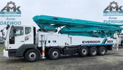 Everdigm. Автобетононасос ECP56СХ-5 на шасси Daewoo Novus 10x4, новый., 10 964 куб. см., 56,00 м.