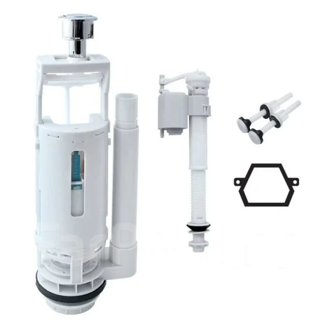 Арматура для бачка унитаза , двухуровневая, нижний подвод воды F012400 ...