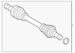 Привод, полуось. Volvo S90 Volvo XC60, UZ Volvo XC90 Volvo V90 Двигатели: B4204T23, B4204T27, B4204T35, B4204T44, D4204T14, D4204T23, D4204T9, B4204T3...