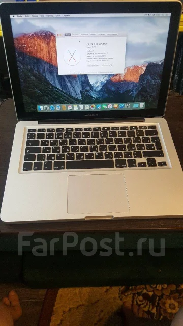 Apple MacBook Pro 13 2011 Early. 13", 2 500����, ��� 4 ��, ���� 320���, WiFi: 1, Bluetooth: 1, ����������� �� 6��. ����