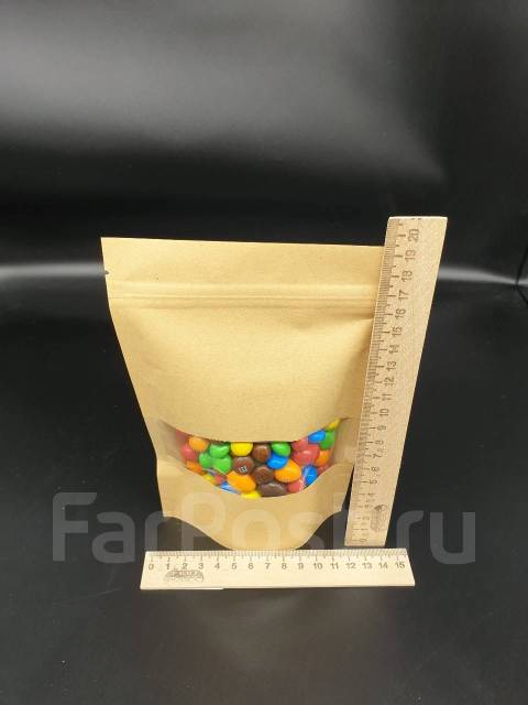 Пакет с окошком и зип-замком, новый, в наличии. Цена: 4₽ во Владивостоке