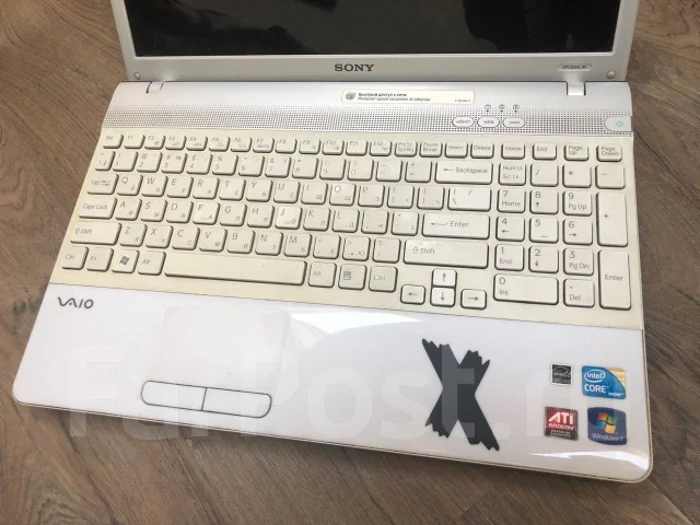 Sony VAIO PCG-71211V. 15.5", 2,5����, ��� 4 ��, ���� 320���, WiFi: 1, Bluetooth: 1, ����������� �� 1��. ����