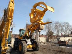 SDLG L956Fh, 2019 в Усть-Илимске SDLG. Фронтальный погрузчик L956Fh с бревнозахватом, 5 400 кг., Дизельный