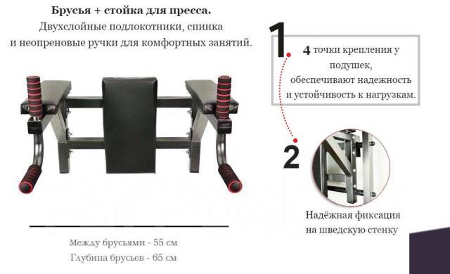 Шведская стенка 250 кг с навесным оборудованием