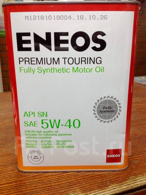 Eneos 5w30 touring. ENEOS Premium Touring SN 5w-40. ENEOS Premium Touring 5w-40 4л. ENEOS Premium Touring 5w-30 4л. ENEOS 5w40 ENEOS синтетика 4л.