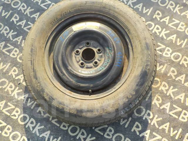 Колесо З.18, 16", 1 шт, 155 мм, 90 %, радиальный, T155/90R16, Goodyear ...