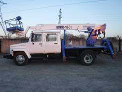 ГАЗ 3309. Автогидроподъёмник ВИПО-18.01 на шасси , 4 430 куб. см., 18,00 м.
