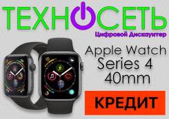 Apple Watch Series 4 40mm. Новые. Гарантия 1 год. Рассрочка. ТехноСеть в Хабаровске Умные часы.