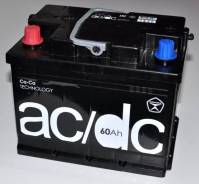 Аккумулятор AC/DC 60а/ч 500А LR в Нерюнгри AC/DC. 60 А.ч., Обратная (левое)