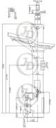 Амортизатор. Lexus RX330, GSU35, MCU35, MCU38 Lexus RX350, GSU35, MCU35, MCU38 Lexus RX300, GSU35, MCU35, MCU38 Lexus RX400h, MHU33, MHU38 Toyota Harr...