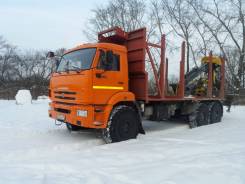 КамАЗ 43118 Сайгак. Камаз лесовоз сортиментовоз 43118 с кму, 6x6
