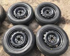 175/65R14 Dunlop Enasave EC202 Japan 2018г новые с дисками 4*100. 6.0x14" 4x100.00 ЦО 54,1 мм.