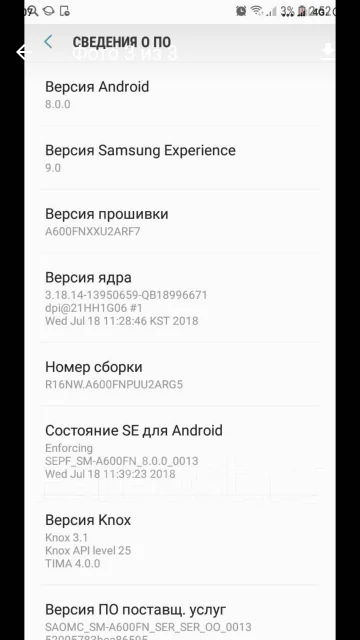 Samsung Galaxy A6. �����, ������ ����