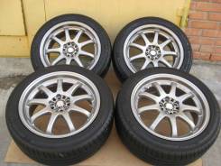 Диски Work Emotion XD9 D17 5*100.00 +лето 215/50R17. 7.5x17" 5x100.00 ET50 ЦО 60,0 мм.