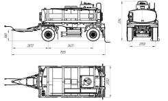 Foxtank АЦ-10. Прицеп цистерна АЦ-10, 10 000 кг.