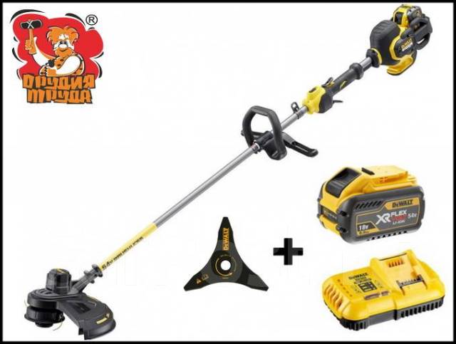 Триммер аккумуляторный "DeWalt" DCM 571 X1 FlexVolt 18 / 54 V, новый, в ...